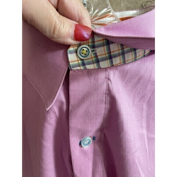 Robert Graham X Button Down Shirt Pink Men’s Size XL - Picture 5 of 9